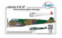 Planet Models PLT260 Gloster F.9/37 British Heavy Fighter Prototyp 1:72