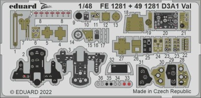 Eduard FE1281 D3A1 Val (HAS) 1/48