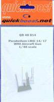 QuickBoost QB48814 Parabellum LMG-14/17 WWI aircraft gun 1/48