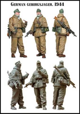 Evolution Miniatures 35029 German Gebirgsjager. 1944-1945