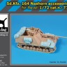 Black Dog T72178 Sd.Kfz.164 Nashorn accessories set (designed to be used with Revell kits) 1/72