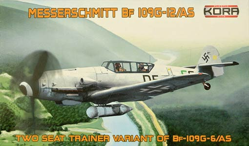 Kora Model KPK72028 Bf 109G-12/AS Two seat trainer (3x camo) 1/72