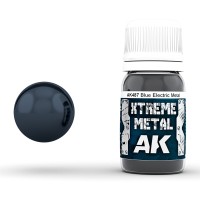 AK Interactive AK-00487 Алкидный металлик XTREME METAL Голубой металлик 30 мл