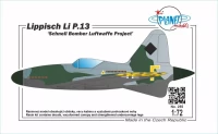 Planet Model PLT255 Lippisch P.13 Schnell Bomber Luftw. Project 1/72