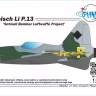 Planet Model PLT255 Lippisch P.13 Schnell Bomber Luftw. Project 1/72