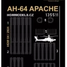 HGW 135511 Seatbelts AH-64 Apache (laser) 1/35