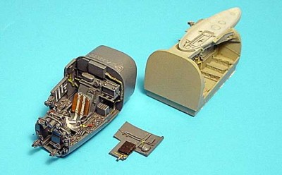 Aires 4164 Ar 234B BLITZ wheel bay &amp; cockpit set 1/48