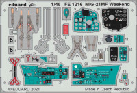 Eduard FE1216 MiG-21MF Weekend (EDU) 1/48
