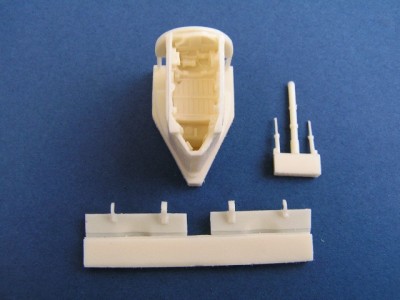 Pavla Models U48-29 Upgrade for all Harrier nosewheel bay for Hasegawa 1:48