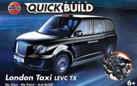 Airfix J6051 London Taxi LEVC TX QUICK BUILD No Glue! - No paint! - Just BUILD!