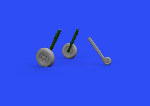 Eduard 648579 BRASSIN 1/48 Spitfire Mk.I wheels (EDU)
