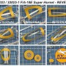 KV Models 32023 F/A-18E Super Hornet (REVELL #04994) + маски на диски и колеса REVELL US 1/32