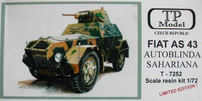 TP Model T-7252 Fiat AS43 Sahariana 1/72