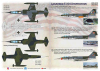 Print Scale 72-421 Lockheed F-104 Starfigter 1/72