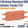 Heavy Hobby PT-35057 WWII US Army Sherman VVSS Suspension Tracks T-41 1/35