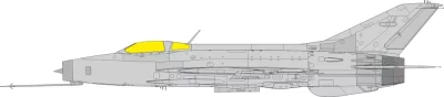 Eduard EX1142 Mask MiG-21F-13 TFace (EDU) 1/48