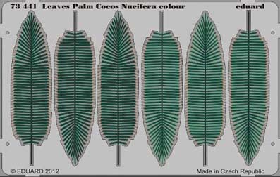 Eduard 73441 1/72 Фототравление для Leaves Palm Cocos Nucifera colour