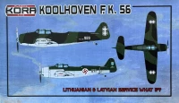 Kora Model PK72200 Koolhoven F.K. 56 Lithuanian&Latvian Service 1/72