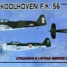 Kora Model PK72200 Koolhoven F.K. 56 Lithuanian&Latvian Service 1/72