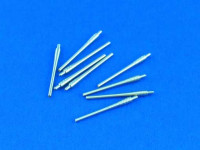 Aber 1:700 L-05 1/700 Стволы металлические Set of 9 pcs 460 mm barrels for ships Yamato, Musashi