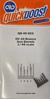 QuickBoost QB49023 OV-10 Bronco gun barrels (ICM) 1/48