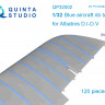 Quinta studio QP32002 Голубые киперные ленты для Albatros D.I-D.V (для любых моделей) 1/32