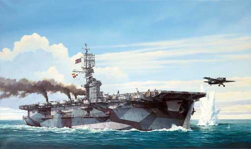Hasegawa 40027 Корабль USS GAMBIER BAY CVE-73+R[27]C