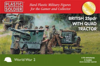 Plastic Soldier WW2G20006 1/72nd British 25pdr and Morris Quad Tractor