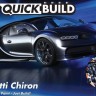 Airfix J6025 Bugatti Chiron in Black. QUICK BUILD 