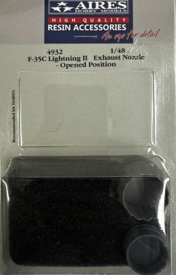 Aires 4932 F-35C Lightning II exh.nozzle - opened (TAM) 1/48
