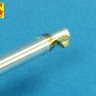 Aber 35L-120 105mm D1504 L/44 barrel with muzzle brake for Sherman M51 1/35