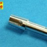 Aber 35L-120 105mm D1504 L/44 barrel with muzzle brake for Sherman M51 1/35
