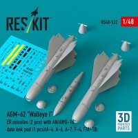 Reskit 48532 AGM-62 Walleye I ER w/ AN/AWG-16 pod (3 pcs.) 1/48