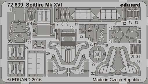 Eduard 72639 Spitfire Mk.XVI 1/72