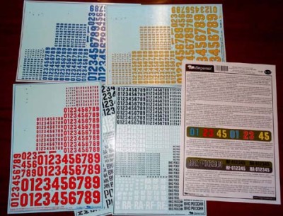 Begemot Decals 72-080 БН и дополнительные ОЗ ВКС России обр 2018 1/72