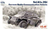 ICM 72441 Sd.Kfz.261, германский бронеавтомобиль радиосвязи 1/72