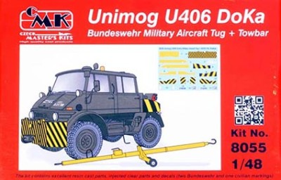 CMK 8055 Unimog U406 DoKa Milit.Airport Tug + towbar