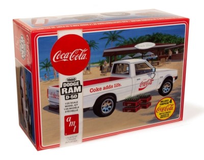 AMT 1306 1982 Dodge Ram D-50 Pick Up Coke 1/25