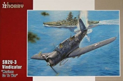 Special Hobby SH72264 1/72 SB2U-3 Vindicator 'Marines Go To War' re-ed.