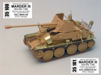 Aber 35100 Marder III Sd.Kfz.139 - Vol.1 - basic set (designed to be used with Tamiya kits) 1/35