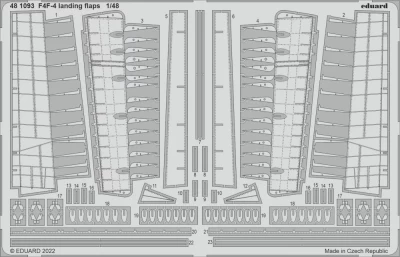 Eduard 481093 SET F4F-4 landing flaps (EDU) 1/48