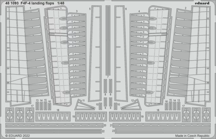 Eduard 481093 SET F4F-4 landing flaps (EDU) 1/48