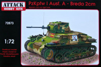 Attack Hobby 72873 PzKpfw I Ausf.A - Breda 2cm 1/72