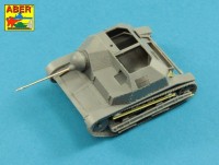 Aber 35L207 Barrels for British WWI Tank Mk.V Male for 6 pdr (57mm) gun x 2pcs. 8mm Hotchkiss m.1909 x 4pcs. (designed to be used with Meng Model kits) 1/35