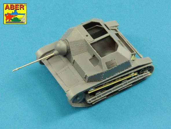 Aber 35 L-207 Barrels for British WWI Tank Mk.V Male for 6 pdr (57mm) gun x 2pcs. 8mm Hotchkiss m.1909 x 4pcs. (designed to be used with Meng Model kits) 1/35