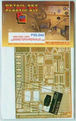Part 35244 Mercedes L4500 Einheistsfahrerhaus for Zvezda 1/35