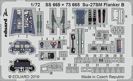 Eduard SS665 1/72 Su-27SM Flanker B (ZVE)