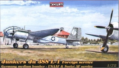 Kora Model 7298 Junkers Ju 388 L-1 (USAAF&amp;Soviet AF service) 1/72
