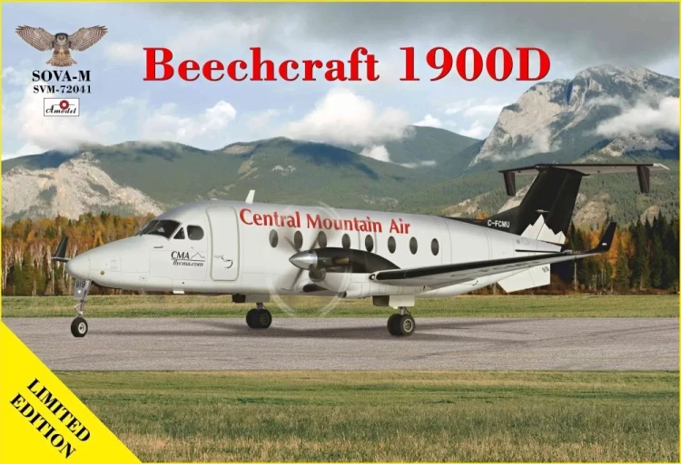 Sova Model SVM-72041 Beechcraft 1900D Central Mountain Air C-FCMU 1/72