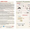 Print Scale 3D48013 Instrumental panel Lockheed P-38 Lightning (designed to be used with Tamiya kits) 1/48